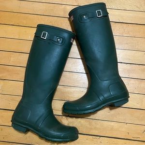 Hunter original tall rain boots